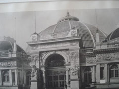Horticulture Bldg, World's Columbian Exhibition, Chicago IL, 1892. W.L.B. Jenney & W.B. Mundie