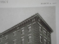 Emmanuel Memorial House, Boston, Mass. 1910, Lithograph. Kilham & Hopkins.