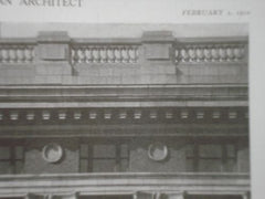 Bld. for Manufacture & Storage US Marines, Philadelphia, PA 1910, Lithograph. Rankin, Kellog, & Crane.