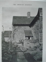 House of Leonard T. Beale, Esq., Lower Garden, St. Davids, PA 1916, Lithograph