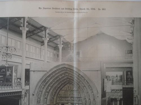 Palais Du Trocade'ro, Paris, France: World's Columbian Exhibition, Chicago IL, 1894