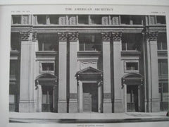 Boatman's Bank Building, Detail of Lower Stories, St. Louis MO, 1915. Eames & Young