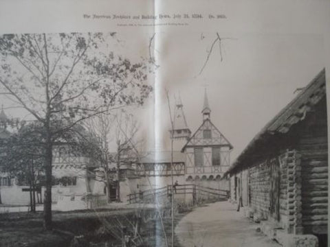 German Village : World's Columbian Exhibition in Chicago IL, 1894. Geltine