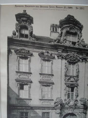 Palatial Residence in Bamberg, Bavaria, 1900. Johann Leonard Dientzenhofer