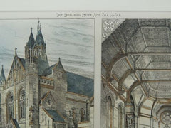 Congregational Church School & Minister's House in Bromley, Kent, England, 1880. John Sulman