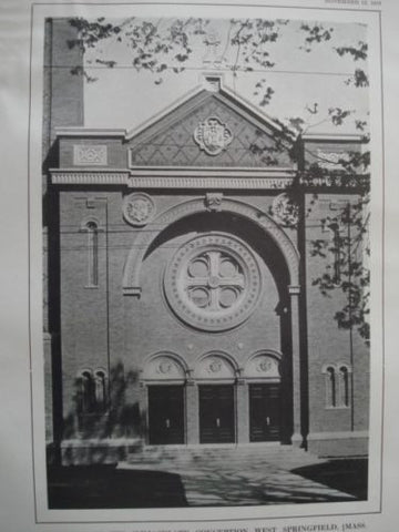Church of the Immaculate Conception in West Springfield, MA, 1913. John William Donohue