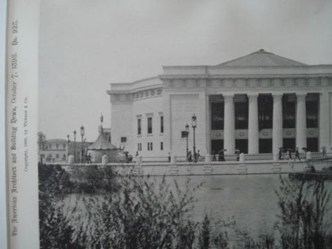 Merchant Tailor's Bldg: World's Columbian Exhibition, Chicago IL, 1893.  S.S. Beaman