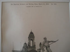 Columbia Fountain: World's Columbian Exhibition, Chicago IL, 1893. Frederick MacMonnies