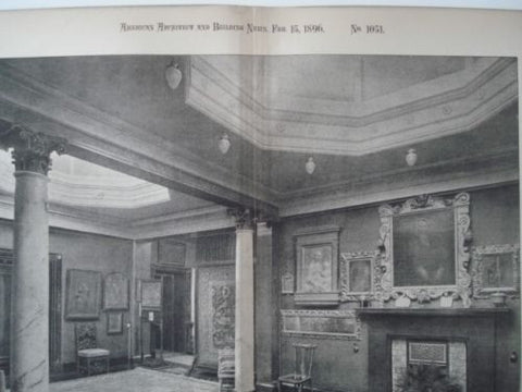 The Residence of Sir Frederic Leighton, England, 1896. George Aitchison. Photo