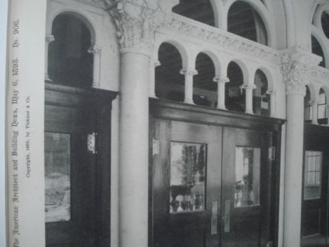 Fisheries Building :World's Columbian Exhibition, Chicago IL,1893. Henry Ives Cobb
