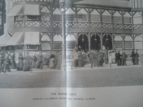 Marine Cafe: World's Columbian Exhibition, Chicago IL, 1894. Gelatine