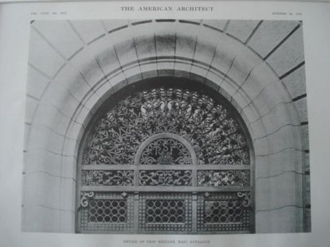 Russell Sage Foundation Building, Main Entrance, New York NY, 1915. Grosvenor Atterbury