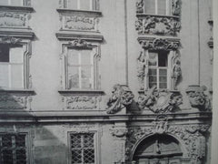 Palatial Residence in Bamberg, Bavaria, 1900. Johann Leonard Dientzenhofer