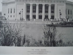 Choral Building: World's Columbian Exhibition, Chicago IL,1893. Francis M. Whitehouse