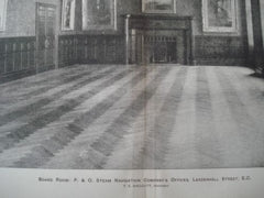 P. & O. Steam Navigation Company's Offices, London, England, 1896. T. E. Collcutt