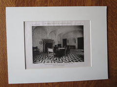 William Ziegler, Jr House, E 63rd St, NY, Frederick J. Sterner, 1923, Lithograph