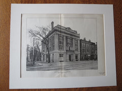 A.D. Club, Clubhouse, Cambridge, MA, Parker & Thomas, Arch., 1902, lithograph