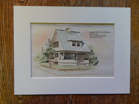 House, S.H. Sterns, Kearney, NE, 1890. Frank/Bailey/Farmer, Architects, Original