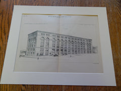 Building, Samuel Cupples Real Estate, Eames & Young, 1890, Original Plan.