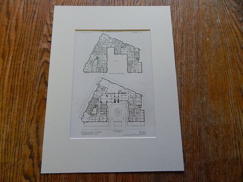 Stoneleigh Court, Washington DC, James Hill, Arch., 1909. Original Plan