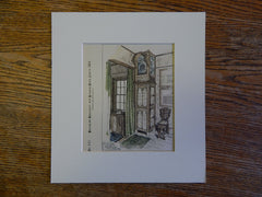 Clock, Office of Russell & Huidekoper, Architects, Worcester, MA, 1885, Original