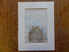Sketch of SE Corner of Broadway & 22nd Street, New York, 1886, Original Plan