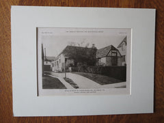 Thomas Nickols Estate, Los Angeles, CA, Pierpont & Davis, 1923, Lithograph