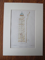 Hotel Blenheim, Atlantic City, NJ, 1906, Original Plan. Price & McLanahan