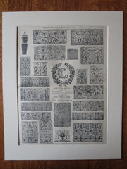 Canada Life Assurance, Iron Work, Montreal, Quebec, R.A. Waite, 1896, lithograph