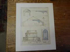 House, Clark Estate, Riverside Dr, NY, 1900, E Flagg, Architect, Original Plan