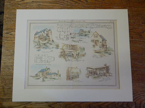 Manchester by the Sea, MA, 1884, Arthur Little, Architect, Original Plan