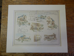 Manchester by the Sea, MA, 1884, Arthur Little, Architect, Original Plan