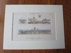 John Dickson Home for Aged Men, Washington, DC, 1911, Original Plan. A.B. Heaton