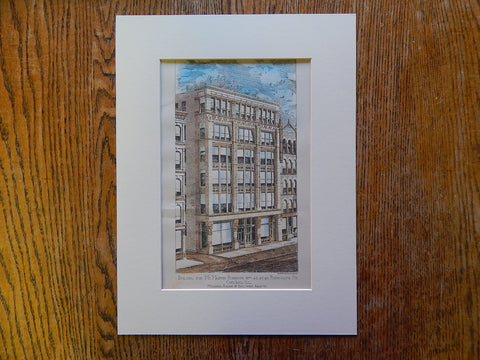 Martin Ryerson Building, 45-47-49 Randolph Street, Chicago, IL. Original Plan