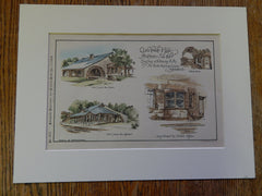 Chestnut HIll Station, Boston and Albany Railroad, MA, 1884, Original Plan