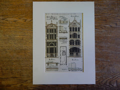 Citizens National Bank, Pittsburgh, PA, 1885, C Leo Staub, Archt. Original Plan