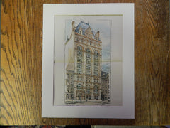 Union Trust Company, 78-82 Broadway, New York, George Post, Architect, 1890