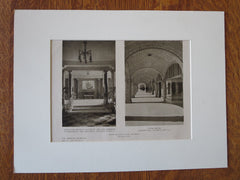 Haddon Hall, Atlantic City, NJ, Rankin, Kellogg & Crane, 1926, Lithograph