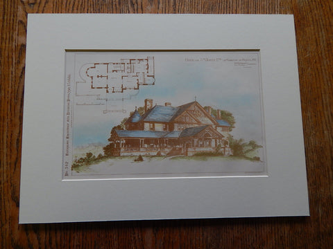 J.M. Toucey House, Garrisons on Hudson, NY, 1886. Robertson & Manning, Original