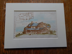 J.M. Toucey House, Garrisons on Hudson, NY, 1886. Robertson & Manning, Original