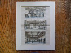 Progress Club; Dining, Drawing Room, Ballroom, New York, 1890, Original Plan