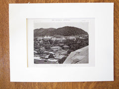 Ancon Hospital Buildings, Ancon, Panama Canal Zone, S. Hitt, 1919, Lithograph