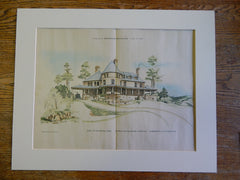 House, Ridgefield, CT, 1890, Charles, Alling & Gifford, Archt., Original Plan