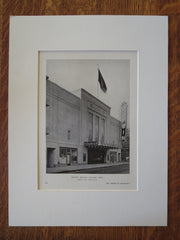 Dufwin Theatre, Oakland, CA, Weeks & Day, 1929, Lithograph