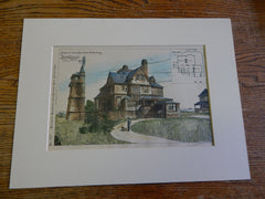 E. H. Harriman House, Wavecrest Park, Rockaway Island, NY, 1886, Original Plan