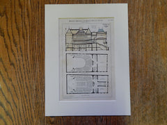 Orange Music Hall, Orange, NJ, 1880, Silliman & Farnsworth, Original Plan