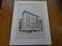 Store, Shreve Crump & Low, Boston, MA, Winslow & Wetherell, 1890, Original Plan.