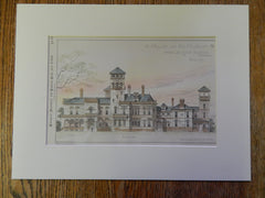 House on the Hudson, 1880, Sturgis & Brigham, Architects, Original