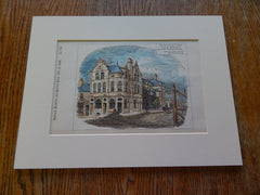Railway Tavern, Grimsby, Hewitt Bros., Architects, 1890, Original Plan.