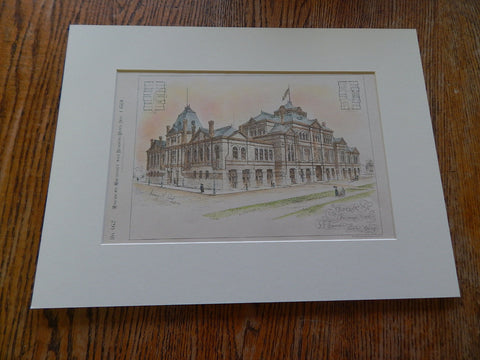 Arcade, Pullman, IL, S.S. Beman, Architect, 1884. Original